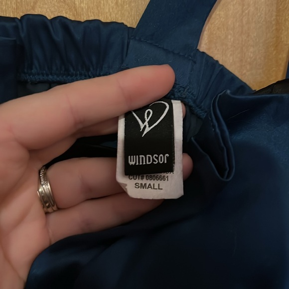 Blue Black Cocktail Dress Sz Small - Picture 6 of 7